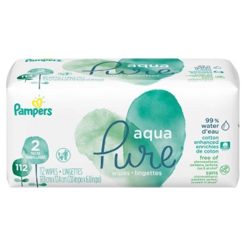 Pampers Aqua Pure Wipes - 112ct