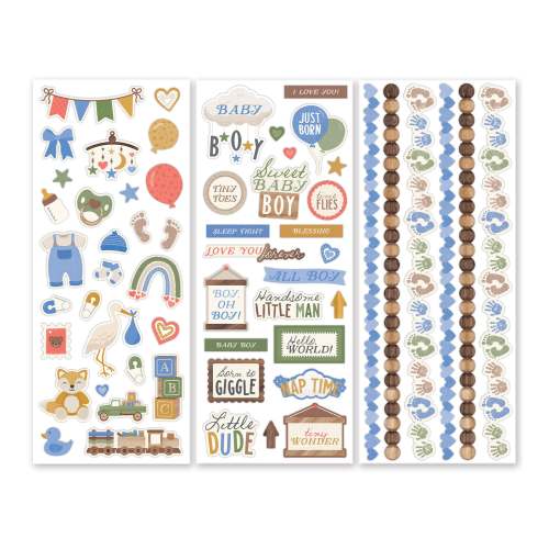 Bundle of Joy Stickers - Boy (3/pk)