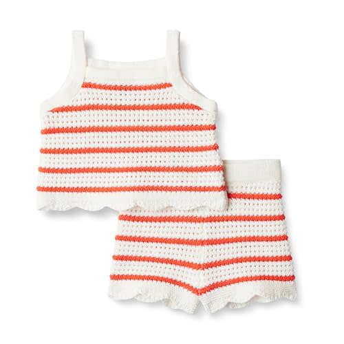 Amazon Essentials x Sofia Grainge Mommy & Me Cotton Crochet Sweaters & Tank Sets