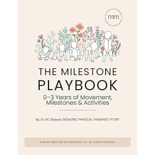 The Milestone Playbook: 0–3 Years of Movement, Milestones & Activities | Baby & Toddler Developmental Milestones | Motor Skill Support & Play ... Milestones | Baby Shower Gift for Parents