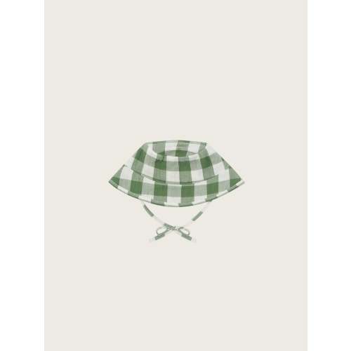 Dill Gingham Bucket Sun Hat ~ Organic Zoo