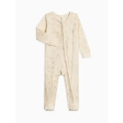 Peyton Zipper Sleeper - Aria Floral / Beige