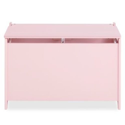 evolur Wooden Toy Chest Organizer – Spacious Toy Chest for Playrooms, Bedrooms & Nurseries, Pink