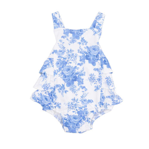 Ruffle Sunsuit, Dream Cottage Floral