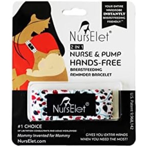 Nursing Bracelet, Hands-Free Shirt Holder Becomes Your Reminder Bracelet