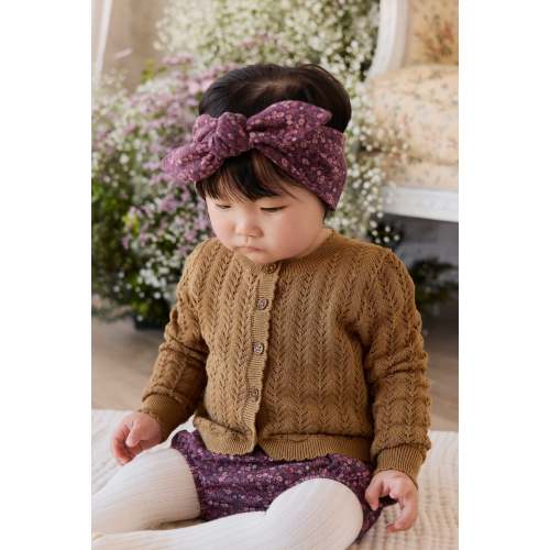Organic Cotton Classic Bloomer - Fig Floral