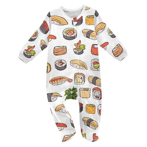 Mazeann Baby Sleepers Newborn Baby One-Piece Footies for Girl Boy