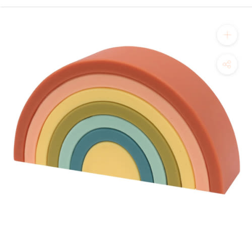 Silicone Rainbow Stacker | Cherry