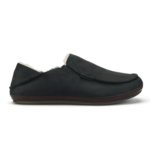 Moloā Slipper - Black / Dk Java | OluKai