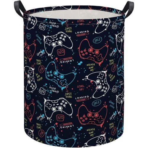 Kids Laundry Basket Baby Hamper for Nursery Storage Bin Organizer (Game)