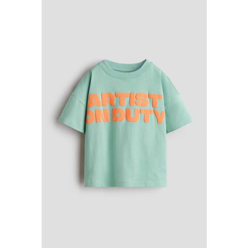 OVERSIZED PRINTED COTTON T-SHIRT