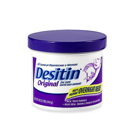 Pfizer Desitin Zinc Oxide Diaper Rash Ointment, 16 Ounce -- 12 per case.