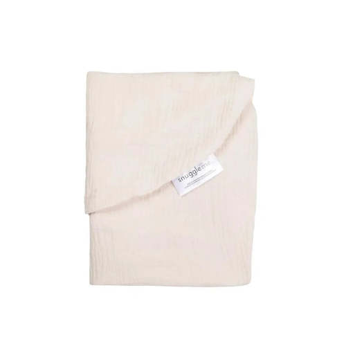 Snuggle Me Lounger Curve Muslin Cover - Natural