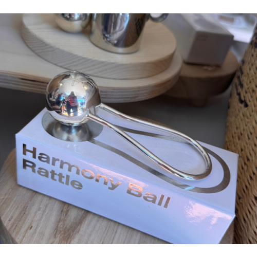 Silver Harmony Ball Rattle