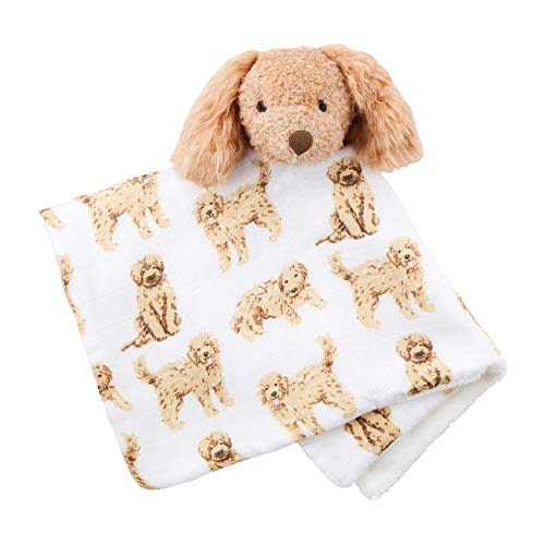 Mud Pie Doodle Dog Woobie, Tan