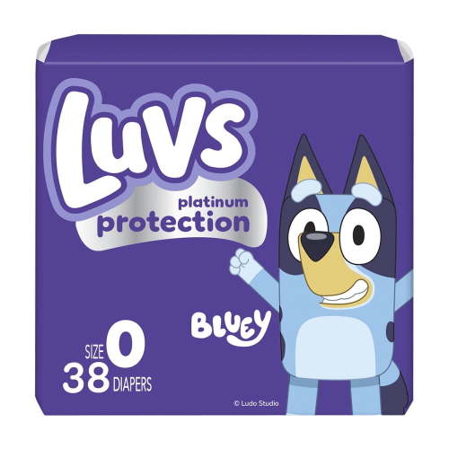 Luvs Platinum Protection Baby Diapers, Size N (<10 lbs ), 38 Count