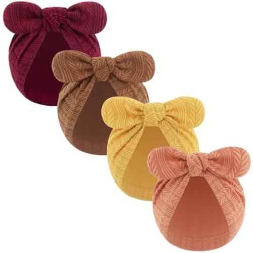 LIDHAY Newborn Baby Bow Knot Turban Hat Infant Hospital Hat Cotton Head Wrap Beanie Cap for Toddler Boys Girls 0-12 Months