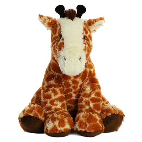 Aurora® Cuddly Giraffe Stuffed Animal - Cozy Comfort - Endless Snuggles - Brown 14 Inches