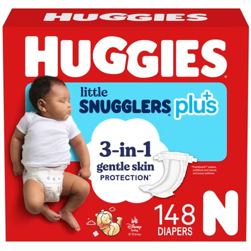 Huggies Plus Diapers Size Newborn | Costco