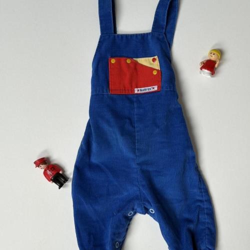 Baby boys vintage colorblock overalls. These are so...