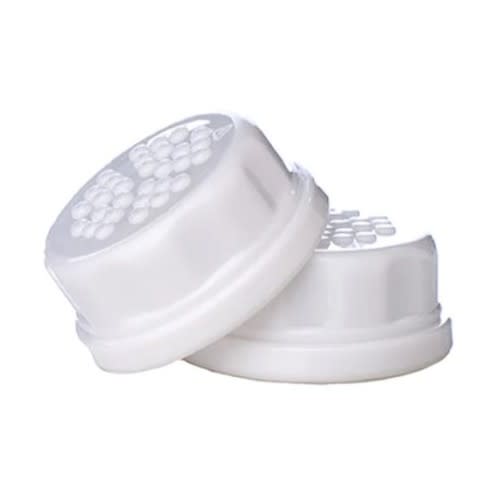 Flat Caps for 4oz and 9oz Glass Bottles White 2 Pack