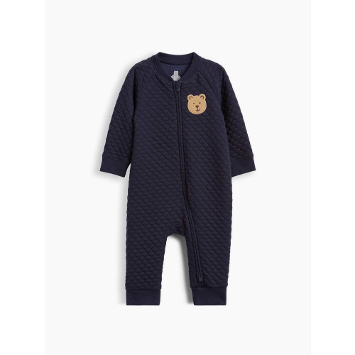 Baby Quilted Raglan One-Piece