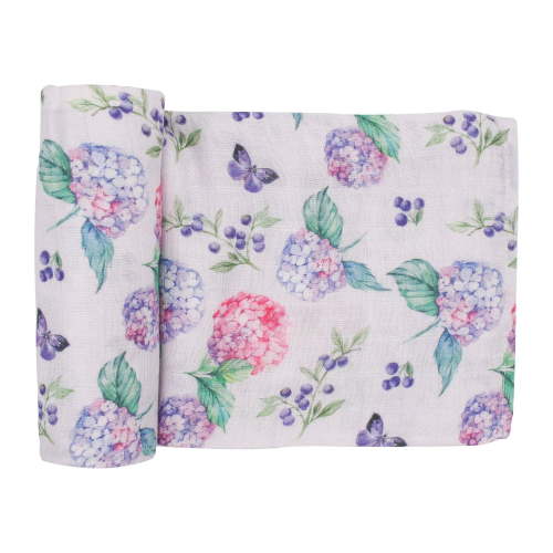 Muslin Swaddle - Hydrangea