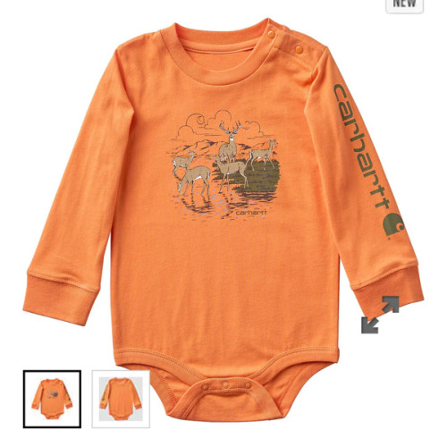 Boys' Long Sleeve Deer Bodysuit (Baby) | Carhartt