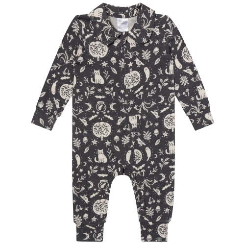 Modern Moments by Gerber Baby Boy Two-Way Zip Viscose Halloween Peter Pan Coverall, Sizes Newborn - 24 Months