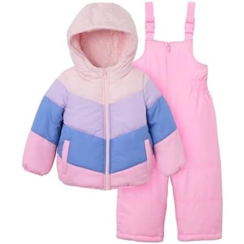 Carter's girls Snowbows 2-piece Snow Set Winter Jacket and Snow Bib