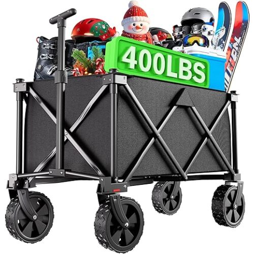 BEAU JARDIN Collapsible Wagon 440 lbs