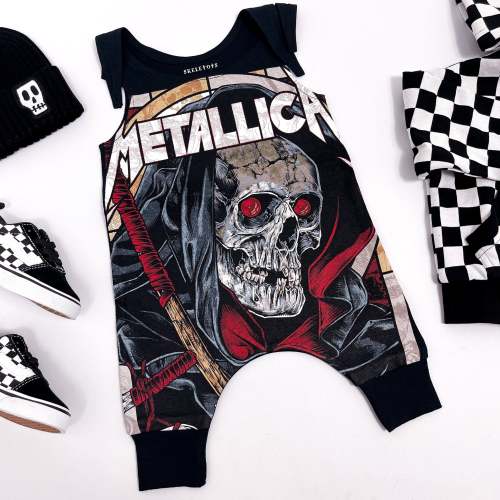METALLICA BAND ROMPER – Skeletots