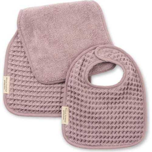 Reversible Bib + Burp Set Orchid - Bella Tunno | Maisonette