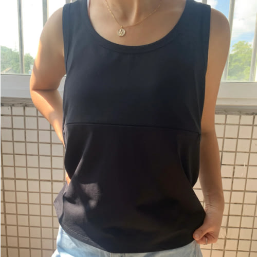 Women's Nursing Zip Tank Top