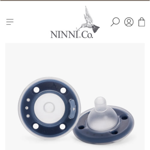 Ninni Pacifier Blueberry 2 Pack