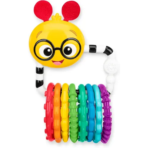 Baby Einstein Cals Connectors Sensory Toy with Textured Links, Ages 0+ Months and Up