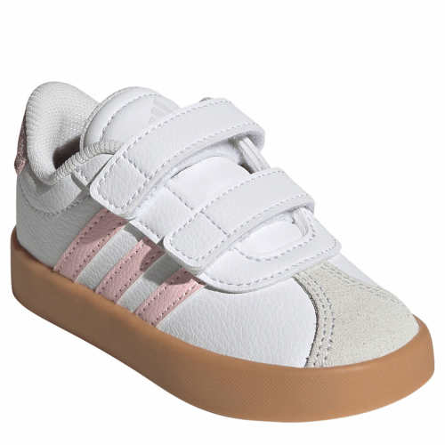 White Adidas Girls Toddler Vl Court 3.0 Sneaker | Rack Room Shoes