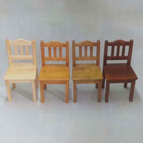 Handmade Wooden Child Chair: Custom Color Solid Wood, Toddler Gift
