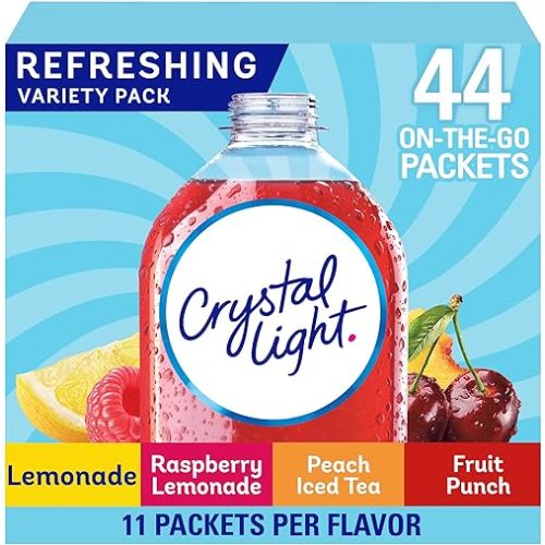 Crystal Light Refreshing Variety Pack, 44 ct. On-the-Go Packets