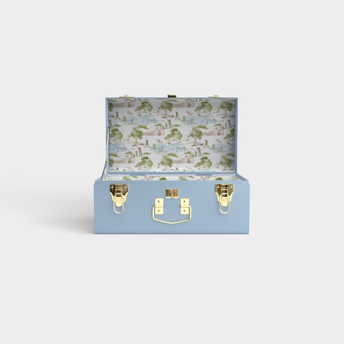 Mini Trunk - Light Blue - Heritage Hunt / No Embroidery