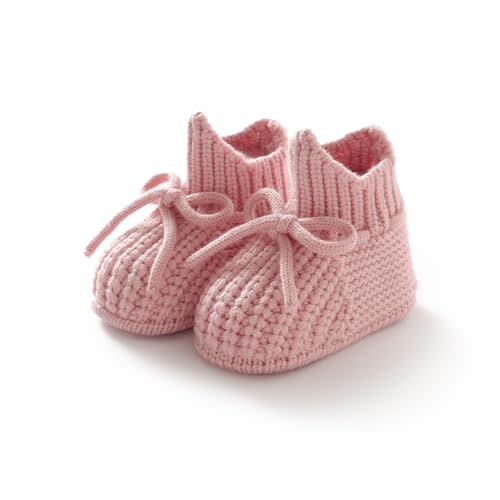 Baby Booties Newbron Knitted Sock Shoes Knit First Walkers Crochet Soft Cozy Warm Boots for Toddler Infant Boy Girl