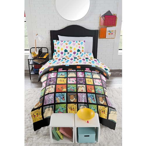 Pokemon Kanto Favorites Twin Bed in a Bag Set