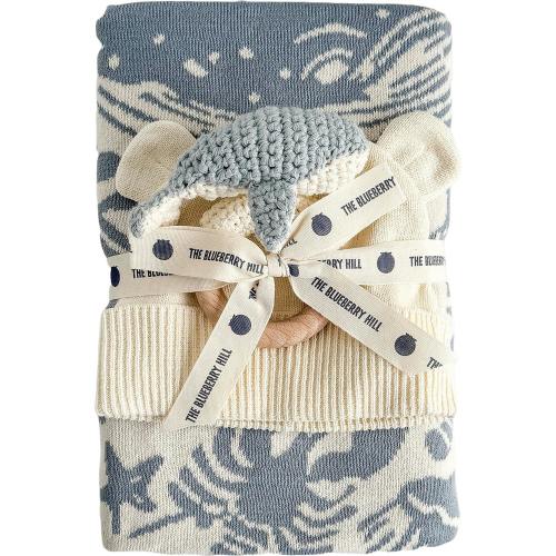 Cotton Baby Nautical Gift Set, Whale
