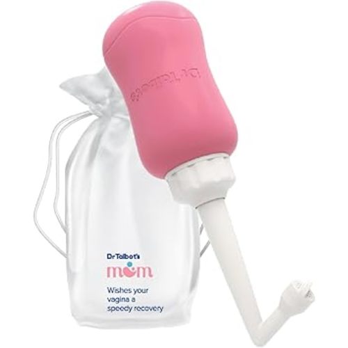 Dr. Talbot's Mom Postpartum Peri Bottle with Carry Bag - Perineal Spray Bottle for Mothers - 12.2 fl oz