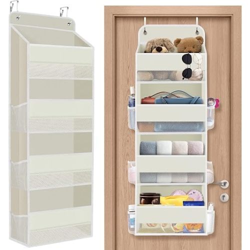 1Pack Over The Door Organizer Large Capacity Hanging Storage Room Organizer
