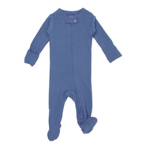 L'ovedbaby® Newborn Organic Cotton Footie in Slate