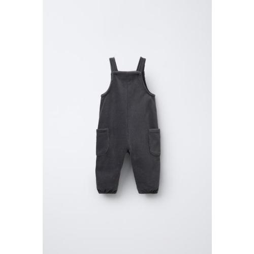 POCKET CORDUROY OVERALLS - Blue gray | ZARA United States
