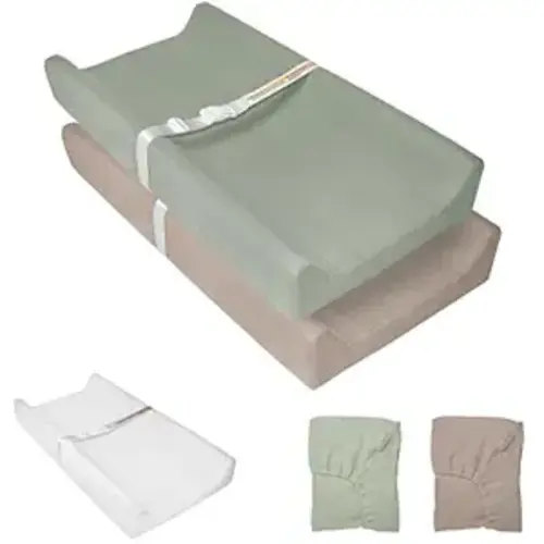 Muslin Baby Changing Pad with 2 Pack Covers