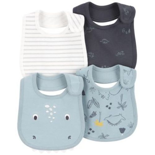 carter's® 4-Pack Dino Teething Bibs - MULTI - 4 PACK