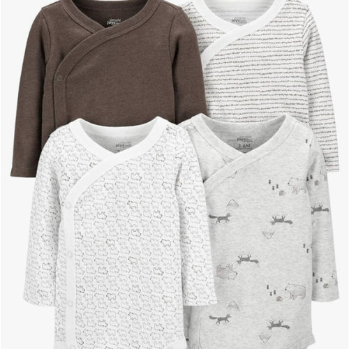 Simple Joys by Carter's unisex-baby 4-pack Side Snap Bodysuit